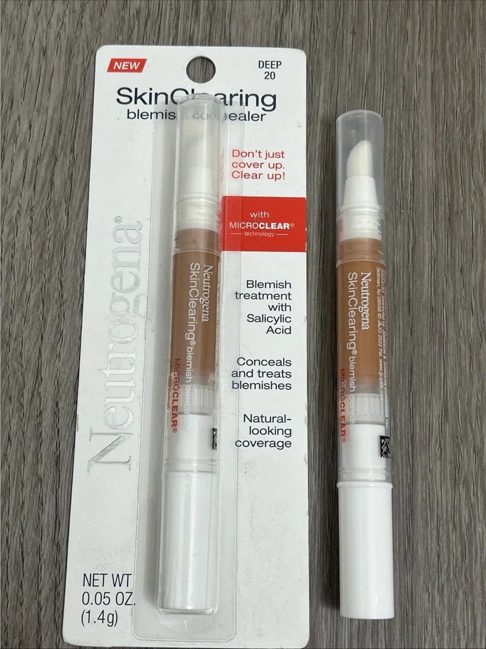Neutrogena skin clearing blemish concealer deep lot of 2